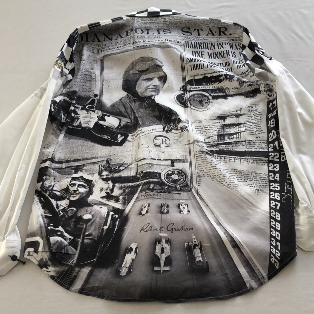 Robert Graham Indianapolis speedway men’s Button up. Very rare Limited edition. - Picture 15 of 17